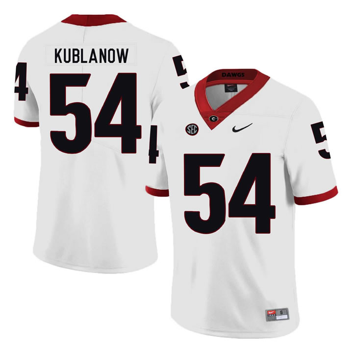 Georgia Bulldogs 54 Brandon Kublanow White Nike College Football Jersey Dzhi,We sell and wholesale Georgia Bulldogs 54 Brandon Kublanow White Nike College Football Jersey Dzhi on line form chian!